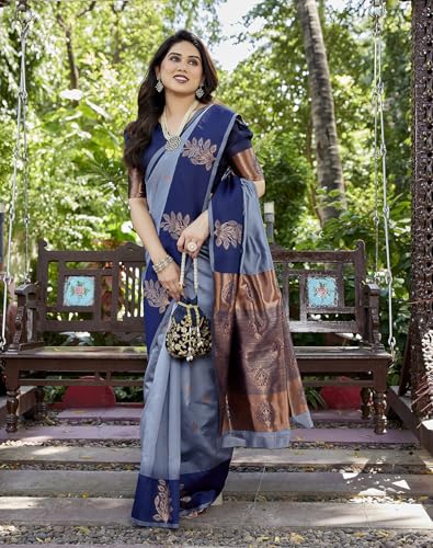 Image of Yashika Women's Banarasi Kanjivaram Art Silk Saree Set with Blouse |saree for Women | Saree | New Sari | Saree
