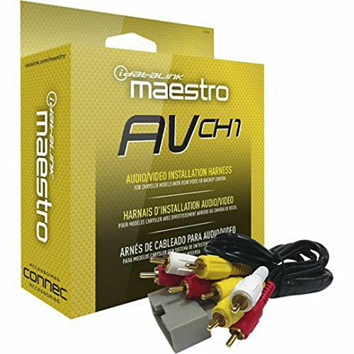 ADS iDatalink Maestro AVCH1 Audio Video Installation Harness for Chrysler Models with Rear Video or Backup Camera HRN-AV-CH1
