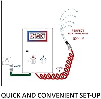 Vista 4 de Sistema de lavado equino portátil original Máxima comodidad con agua caliente instantánea Caballo cómodo y sin estrés
