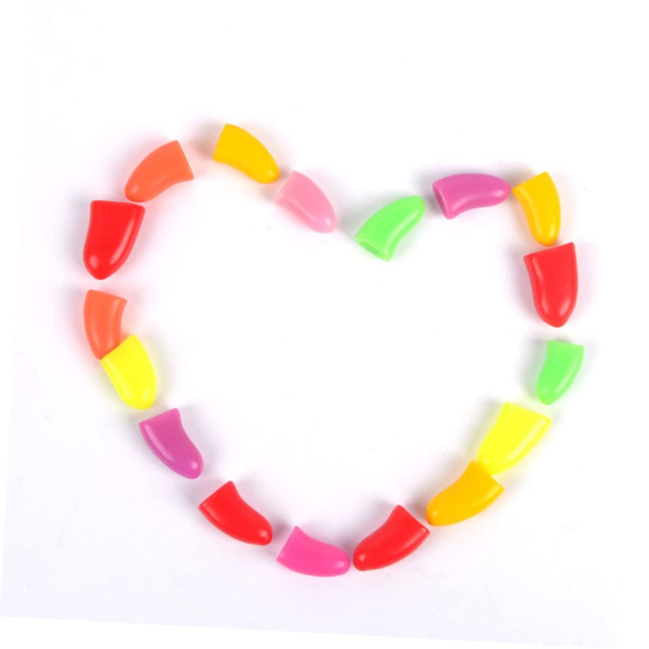 POPETPOP Ensembles De 420 Pièces Couvre-Ongles pour Animaux De Compagnie Couvre-Griffes Anti-Rayures Animaux Domestiques Anti-agrippement Couverture De Griffe De Chat Gel De Silice