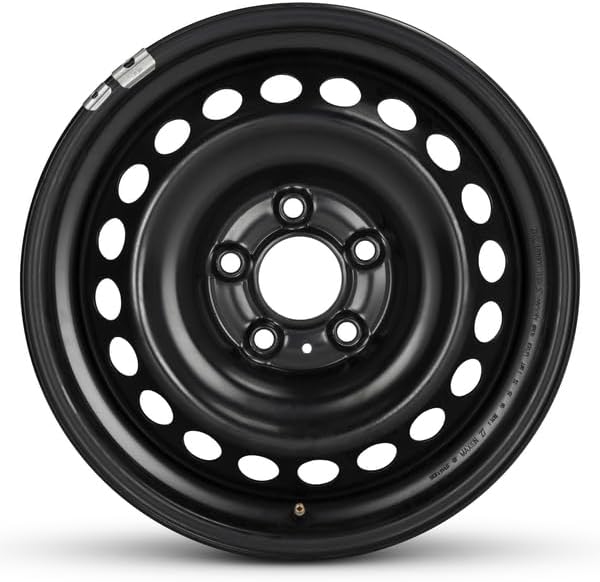 New 16x6.5 inch Wheel OEM Direct Replacement Steel Rim for Nissan Sentra 2013–2025 5-114.3mm Black 16 in 403003RB0E