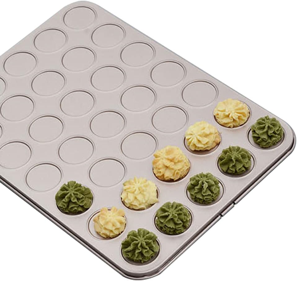 35 Cavity Non-Stick Macaroon Biscuits Cookie Bakeware for Oven Baking Kitchen