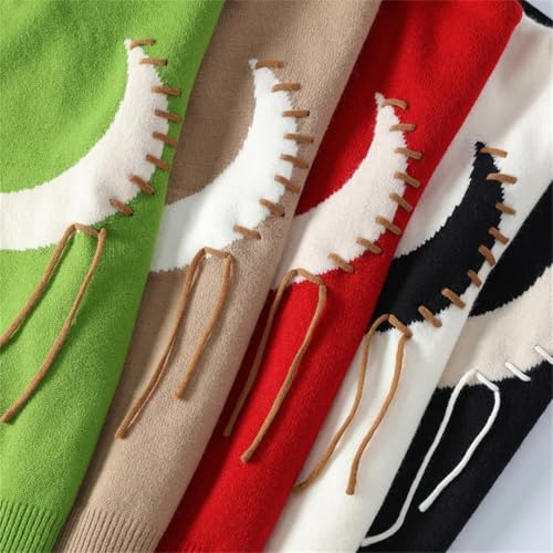 Mens Winter Sweater Soft Knit Jumper Korean Thick Men Printed Sweaters Pulloner3