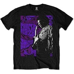 Jimi Hendrix Experience Purple Haze Rock Officiel T-Shirt Hommes Unisexe - Les Beatles, Paul McCartney, John Lennon, RIngo Starr, George Harrison
