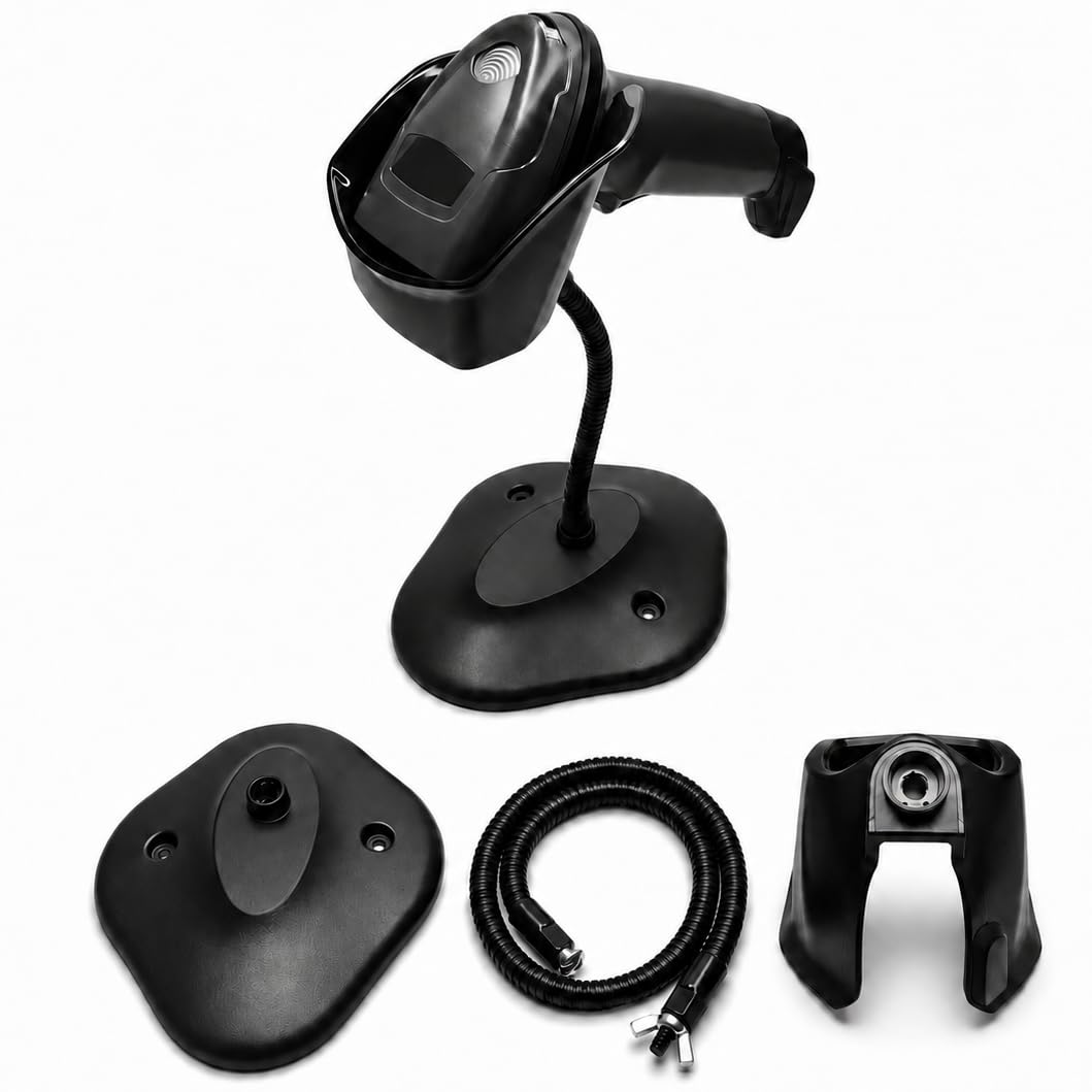 Universal Barcode Scanner Halter [Neue Version 2026] für Symbol Zebra DS2208 DS2278 DS4308 DS4608 DS8108 DS2208 Ständer Halter (2 Stück)