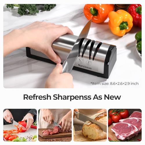 Narcissus QN-M866 2-Stage Electric Knife Sharpener — view 2