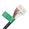 Zahara DC in Power Jack & Cable Plug Replacement for HP 17-by 17-BY0063CL 90W X360 M6-W M6-P M6-AQ M6-AR 14M-BA 15-AU M3-U 799735-F51 L22528-001 799735-S51 799735-F51 799735-Y51
