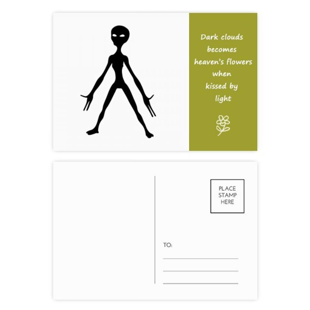 Cartes postales univers alien DIYthinker pour correspondances originales
