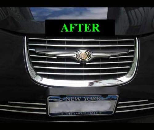 fits 1999-2004 Chrysler 300M Upper Chrome Grille Grill KIT 2000 2001 2002 2003 99 00 01 02 03 04 300 M Special Edition