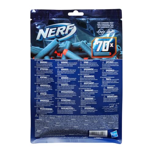 Nerf Elite 2.0 70-Dart Nachfüllpackung – Enthält 70 Nerf Elite 2.0 Darts, kompatibel mit Allen Nerf Elite Blastern