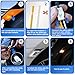 Clear Lens White/Amber LED Front Side Marker Light Kits for 2017-2020 Toyoto 86/GT86 2013-2016 Scion FR-S 2013-2020 Subar.u BRZ LED Turn Signal Lights Running/Parking White/Amber Led Sidemarker Lamps