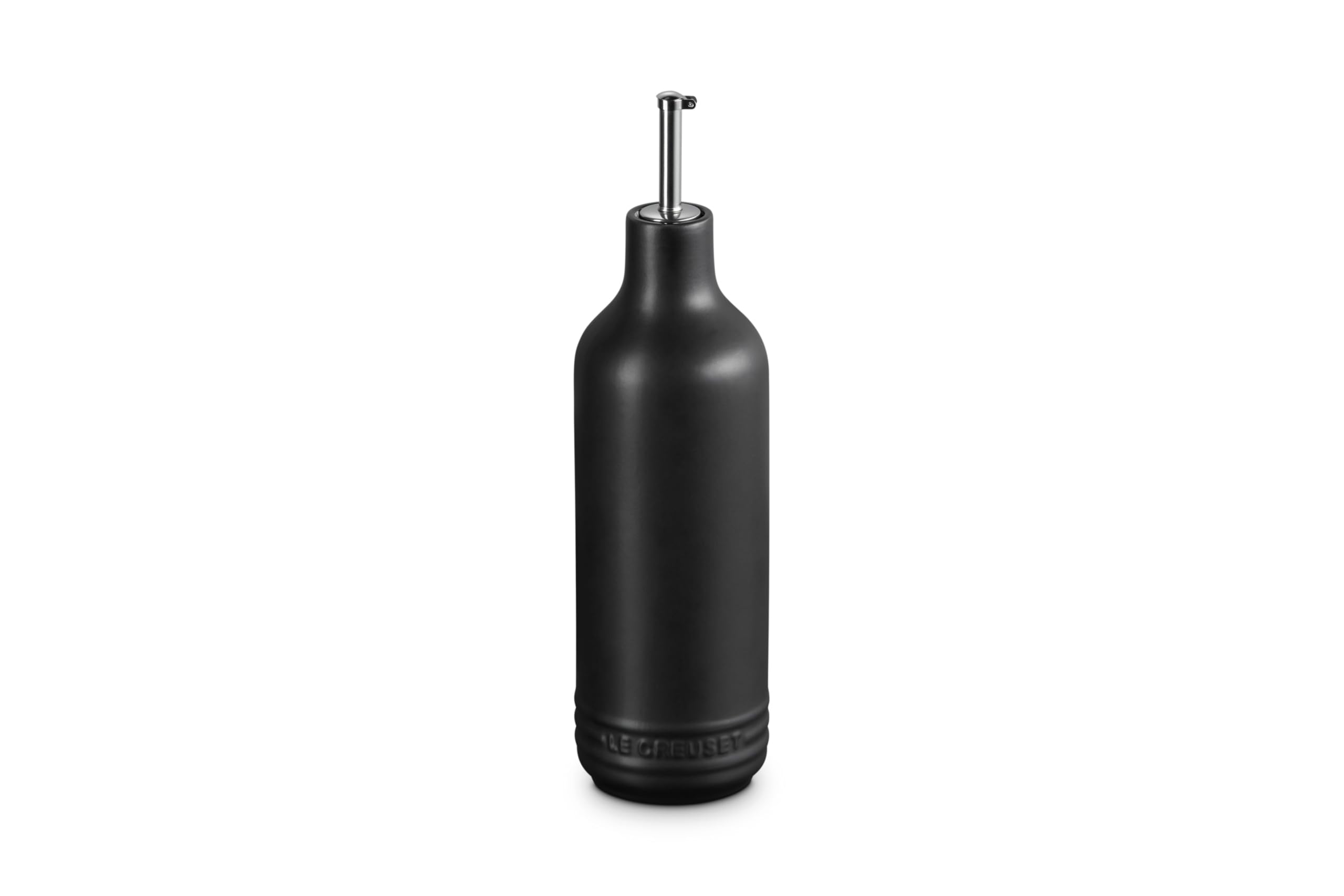 Le Creuset Licorice Le Creuest Stoneware Signature Oil Cruet, 20 Oz.,