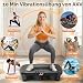 AXV Vibrationsplatte Testsieger, Rüttelplatte Sport für Zuhause,Vibration Plate mit 120 Stufen und 5 Modi, 150 kg Belastbar, mit Bluetooth, für Ganzkörpertraining, Abnehmen, Fettverbrennung