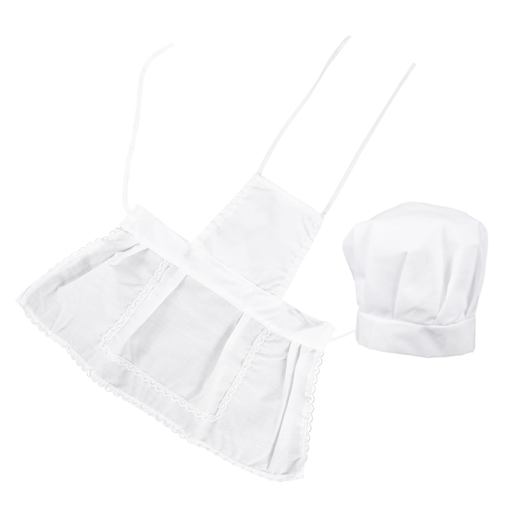 ifundom Boys and Girls Chef Apron and Hat Set Child Cooking Outfit Baking Suit for Girls Kitchen Role Playing Toys Cooking Gear