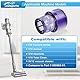 Leadaybetter V10 Filter für Dyson 2 Stück Ersatzfilter für Dyson V10 SV12 Cyclone Animal Absolute Akku Staubsauger Ersatzteil,Motorhead Hepa Filter mit Reinigungsbürste Ersetzen Sie # DY-969082-01