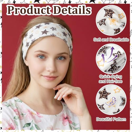 ZhouBoat Fashion Headbands for Women Non Slip Leopard Print Hairbands