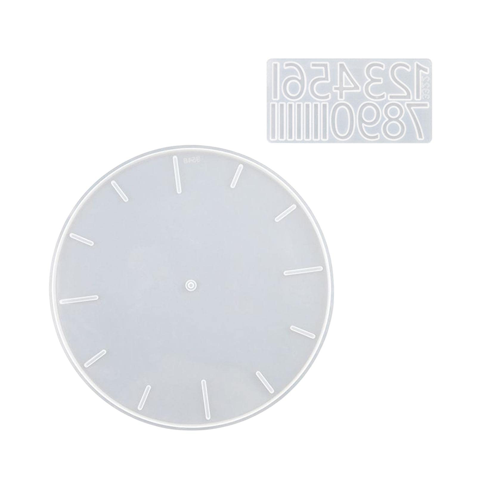 Moule horloge silicone 37cm pour création artisanale de prestige