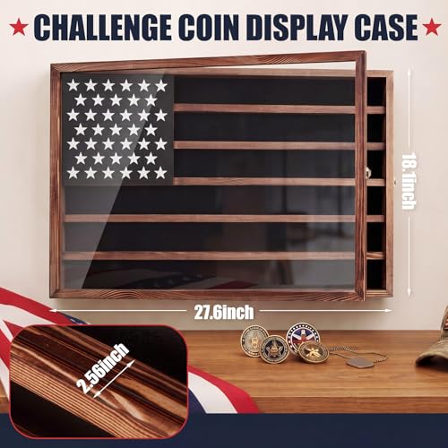 Vitrina Grande para Monedas de Desafío con Cerradura 27.6" miniatura 2