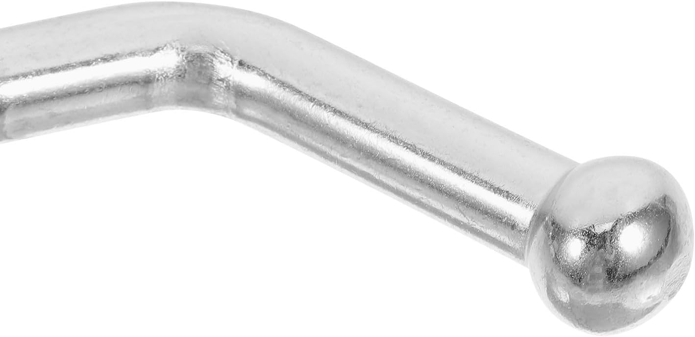 Heavy Duty Enhanced Security Fence Gate Latch with Carbon Steel Aesthetic Design, Silver Outdoor Gate Lock and Residential and Commercial Fence Applications