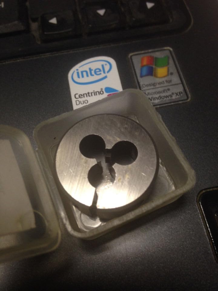 M10 X 1.75 X 1 HIGH Speed Steel Left Hand Round Adjustable DIE