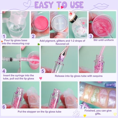 Jcoos Lip Gloss Making Kit - DIY con descuento, ahora $17.99