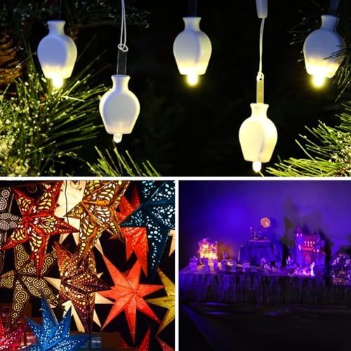 Led Lantern Lights,24 Pack White White LED Lights for Paper Lanterns Balloons Floral Festival Decoration String Lights for Halloween Decor Christmas Decoration