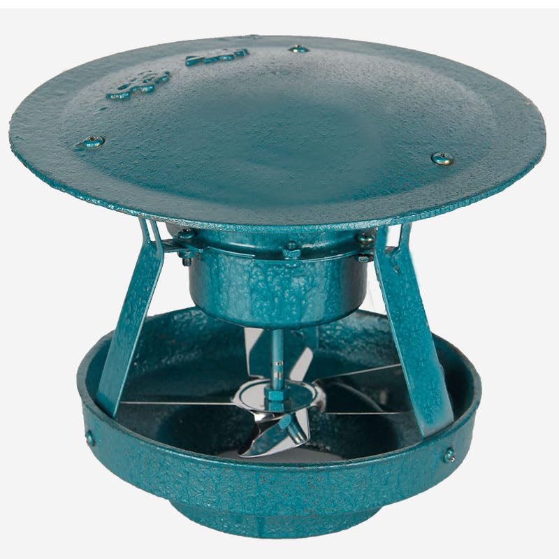 Ventilateur d'extraction de cheminée contre le refoulement de fumée