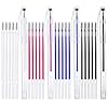 Bewudy Rotuladores de tela borrables por calor, 4 colores, bolígrafos borrables por calor con 20 recambios, bolígrafos de tela para costura, costura, telas, telas de costura de sastres, lápices de