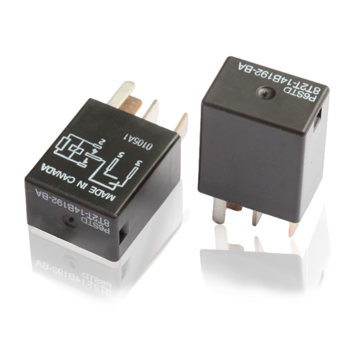 12vdc Relays 8T2T-14B192-AB Relay (Pack Of 4), 12VDC 4 Pins Plug-in Automotive Relay - Reliable OEM Replacement, Compatible For Select Ford Vehicles 8t2t-ca Relay Ford - Foto 6