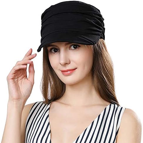 Jeff & Aimy Ladies Newsboy Cap Cabbie Beret Hat Cloche Visor Cotton for Women