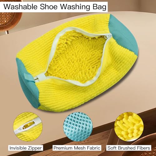 Shoe Washing Machine Bag, Sneaker Cleaning Laundry Reusable Shoe Bag for Washer and Dryer 2PCS for All Shoes2