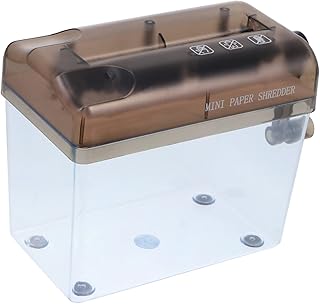 HAPINARY Trituradora De Papel Mini Trituradora De Papel Trituradora De Papel Doméstica Trituradora De Papel Para Uso Doméstico Trituradora Manual Resistente Para Escritório Doméstico
