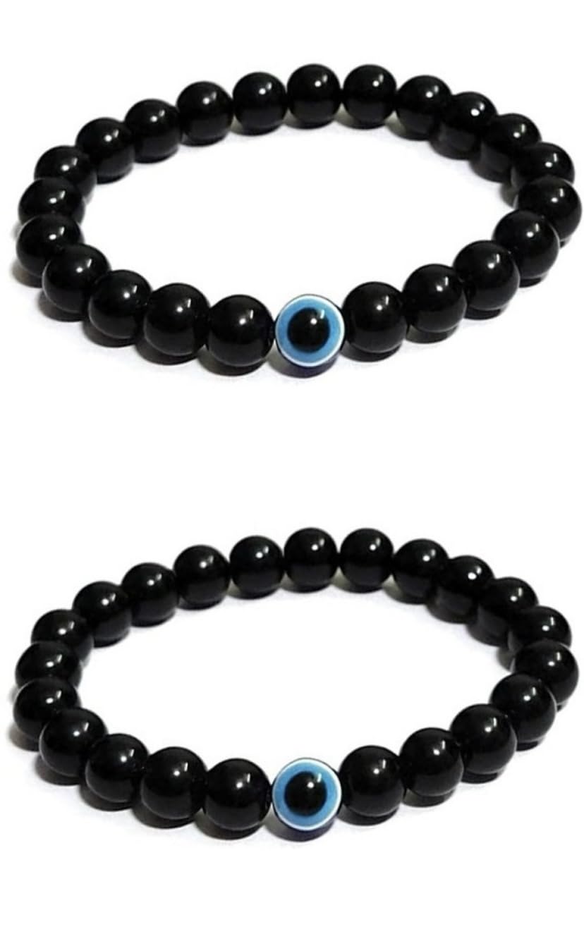 UW EVIL EYE BRACELET BLACK PACK OF 2 (B0CR9XTYQF) Amazon Price History, Amazon Price Tracker
