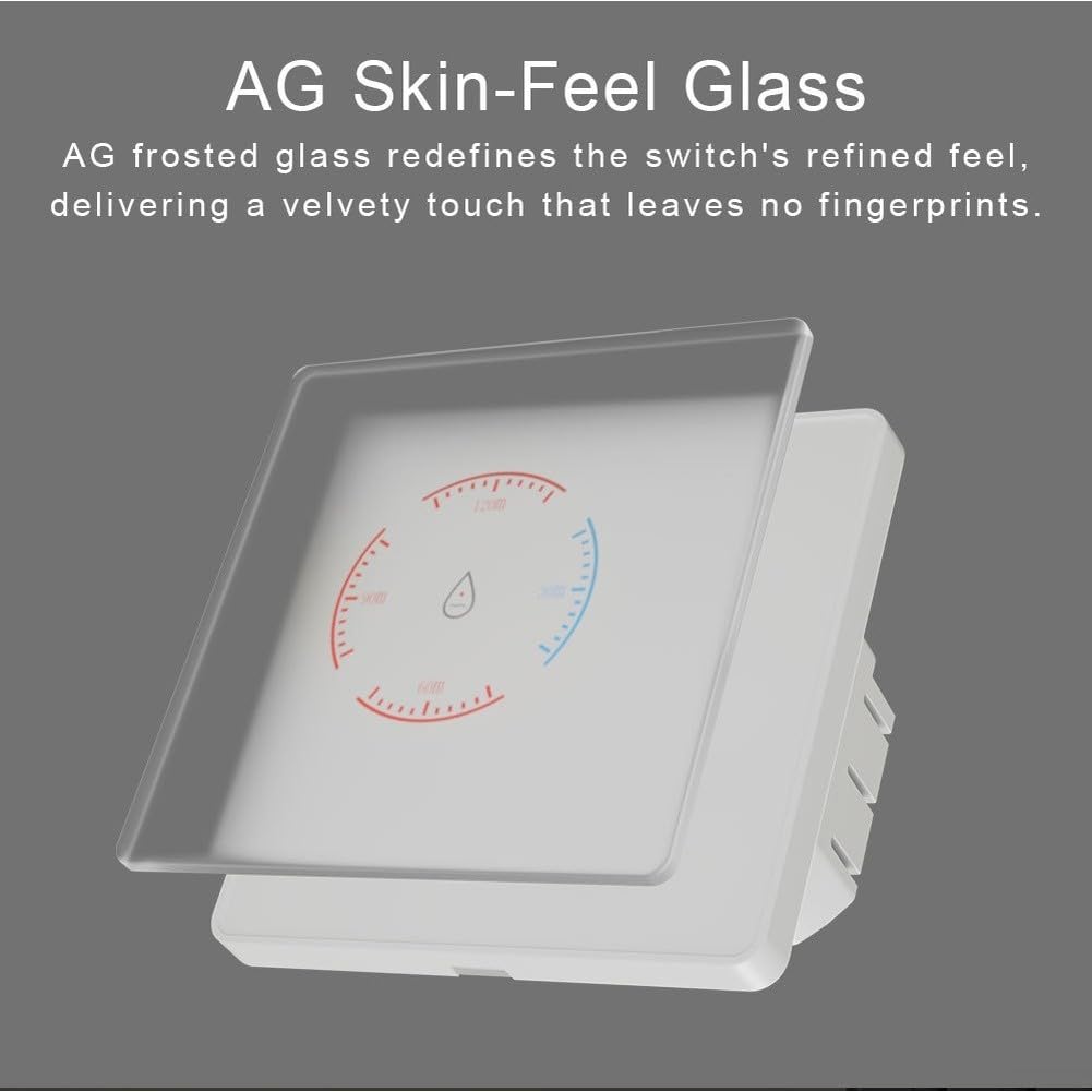Smart Wasserheizer Switch 40A WLAN Temperatursensor(White)