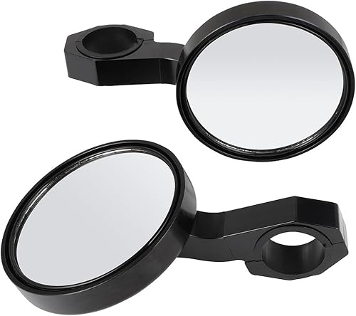 SCITOO Espejo de visión lateral apto para Polaris RZR para Ranger XP 4 para jaula antivuelco Maverick Heavy Duty Espejo exterior de repuesto