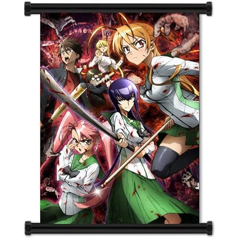 Anime Wall Scrolls High School of The Dead Poster (16 x 22) Inches Cover
