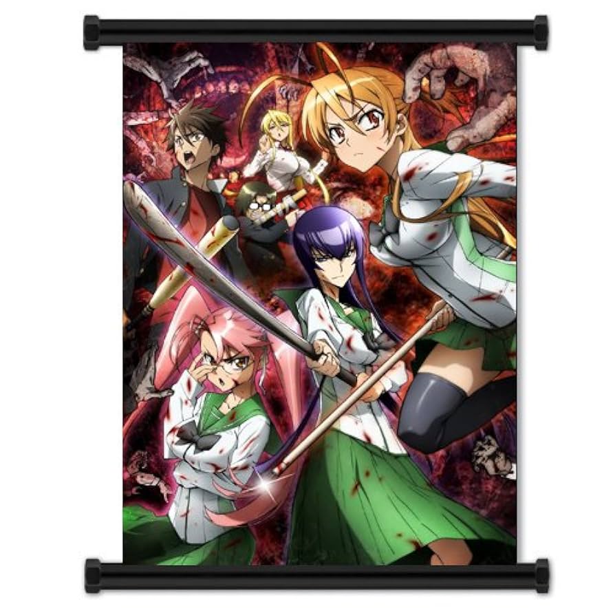 Amazon.com: Anime Wall Scrolls High School of The Dead Poster (16 x 22) Inches: Prints: Posters & Prints