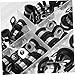 PRETYZOOM Stainless Steel Pipe Clamp Assortment 6 Sizes Cable Clamps Noise Reduction Industrial Marine Grade
