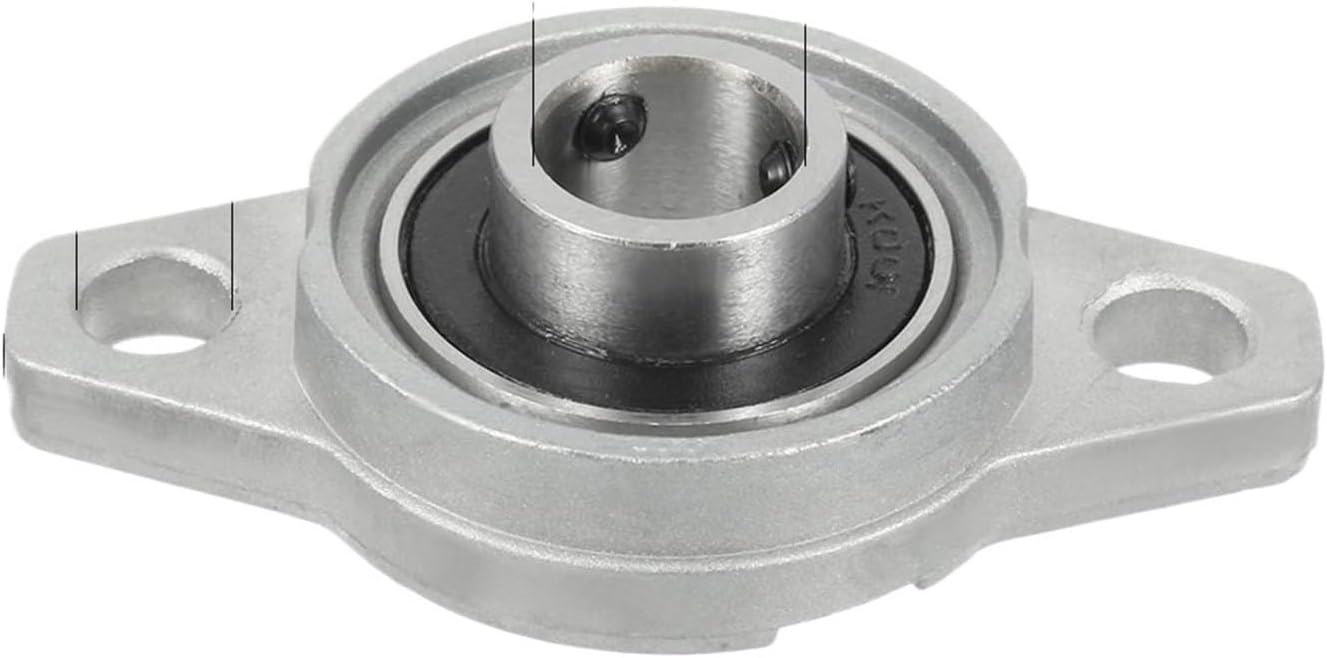 10PCS KFL08 KFL000 KFL001 KFL002 KFL003 KFL004 KFL005 8 12mm Pillow Block Rhombic Bearing ZINC Alloy Insert Linear Bearing Shaft(4Pcs,KFL002 15MM)