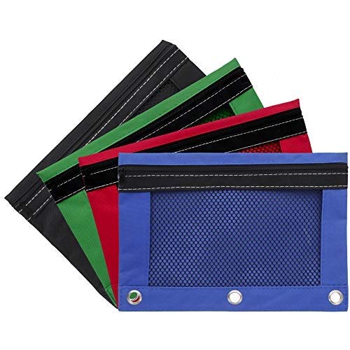 Emraw Lot de 4 trousses à fermeture éclair Cover