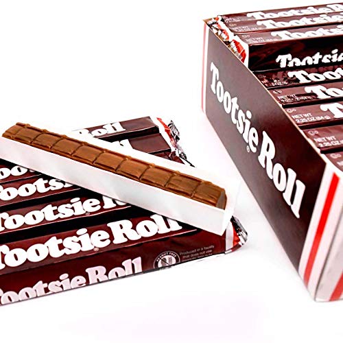 Tootsie Roll Bars, Original Classic Size, 2.25 Ounce Rolls, (Pack Of 36), Peanut Free, Gluten Free #TOP2