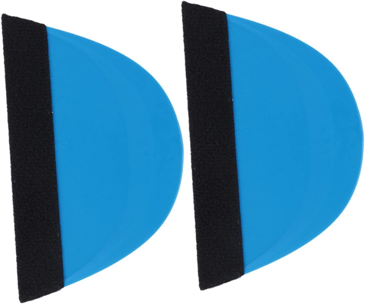 YARNOW Vinyl Film Tool 2 Pcs Plastic Squeegee Set Semicircular Auto Scraper for Window Tinting and Decal Application for Vehicle Wrapping and Advertising