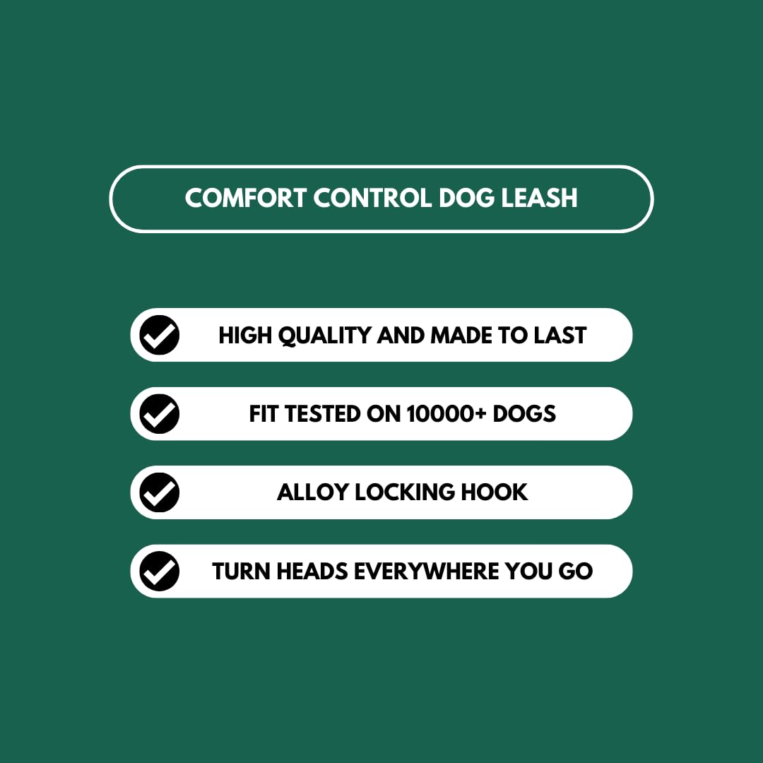 Spark Paws Juego de correa para perro y bolsas de excrementos premium, gancho de aleación resistente para razas que tiran fuerte, cómodo, duradero y seguro - Verde militar