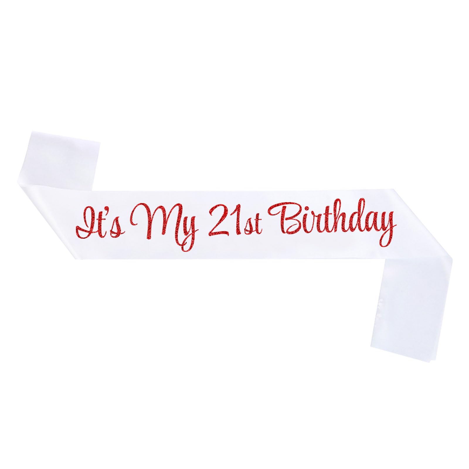 NAUXIUDSJS It's My 21st Birthday Sash, Birthday Sash for Women, Birthday Princess 21st Birthday Gifts Decorations for Happy 21st Birthday Party Favor