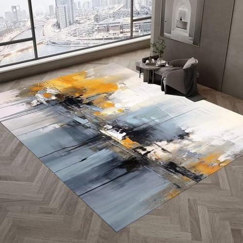 Tapis flanelle 14 doré aux finitions soignées - 2