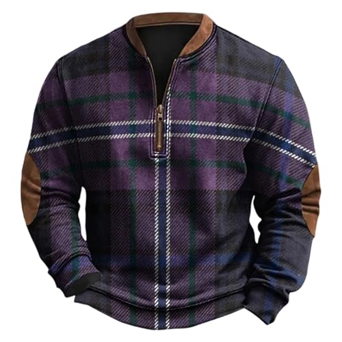 Sweat shirt zippé col rond chaud et respirant style décontracté automne