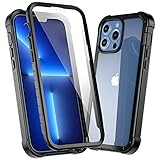 KSMAK New Designed for iPhone 13 Pro Max Case, with Built-in Screen Protector 360° Full Body Protective Cover Heavy Duty Shockproof Anti-Scratched Rugged Case for iPhone 13 Pro Max 6.7 Inch 2021 Black