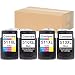 Produktbild Comiyee 4 Wiederaufbereitete Tintenpatronen als Ersatz für PG-510 CL-511 XL Kompatible für PIXMA MP230 MP250 MP270 MP280 MP492 MP495 MX320 MX410 MX420 MP235 MP252 MP272 MP282 MP480 MP490 MP499