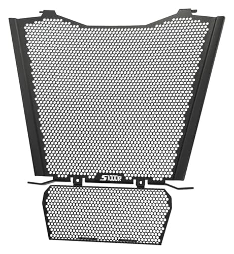 S1000R Couvercle de Protection de Calandre Radiateur Moto et Kit Refroidisseur d'Huile Noir