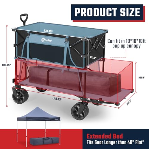 Sekey 500lb Double-Decker Wagon